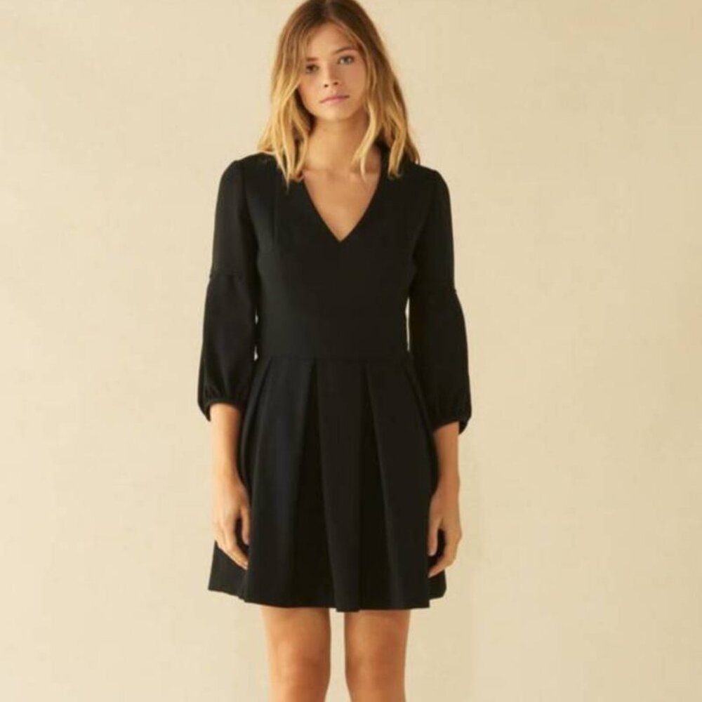 BA&SH Size 8 Tynda Dress in Black